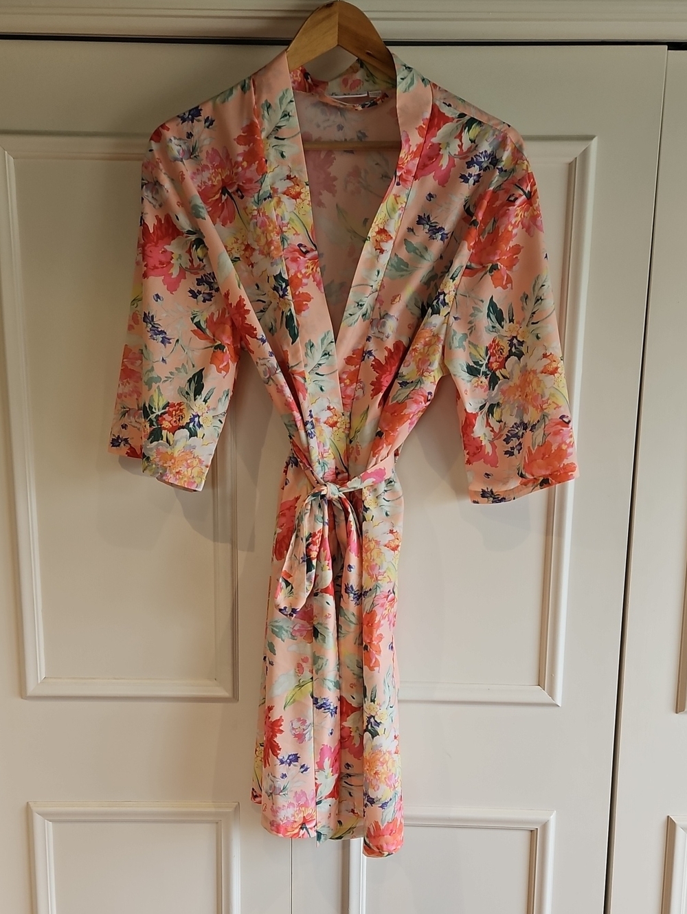 Pink Floral Summer Robe